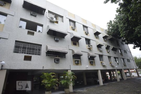 Fachada do bloco de apartamento à venda com 3 quartos, 98m² em Ribeira, Rio de Janeiro