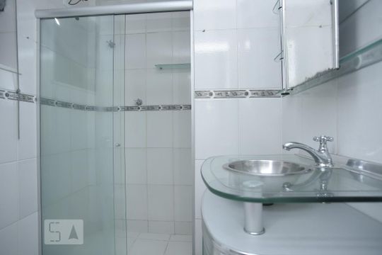 Banheiro do Quarto 1 Suite de apartamento à venda com 3 quartos, 98m² em Ribeira, Rio de Janeiro
