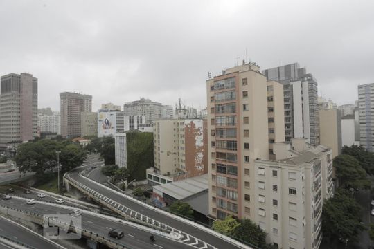 Vista de apartamento à venda com 2 quartos, 35m² em Vila Buarque, São Paulo