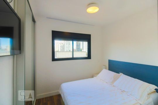 Quarto de apartamento para alugar com 1 quarto, 42m² em Cidade Monções, São Paulo