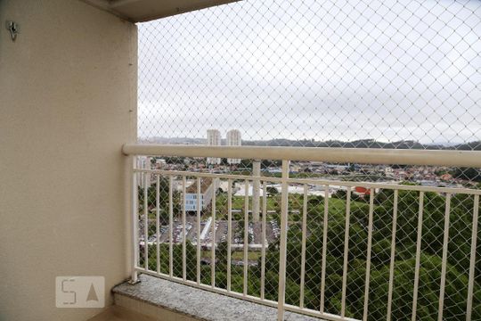 Varanda da Sala de apartamento à venda com 3 quartos, 72m² em Jardim Maria Rosa, Taboão da Serra
