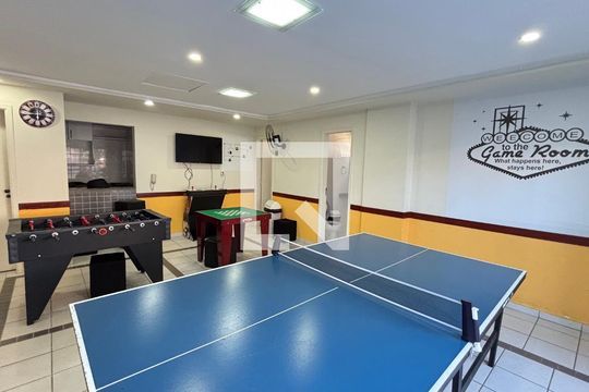 Salão de jogos de apartamento para alugar com 3 quartos, 75m² em Vila Valparaíso, Santo André