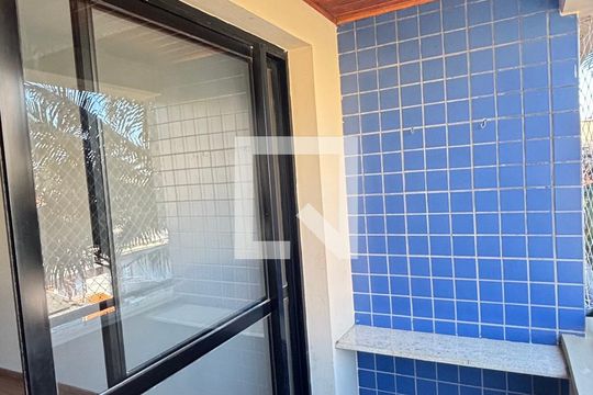 Sala - Sala de Jantar Varanda de apartamento para alugar com 3 quartos, 75m² em Vila Valparaíso, Santo André