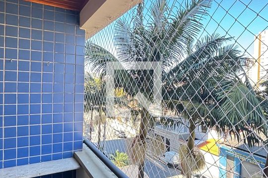 Sala - Sala de Jantar Varanda de apartamento para alugar com 3 quartos, 75m² em Vila Valparaíso, Santo André