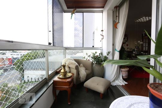 varanda de apartamento à venda com 4 quartos, 157m² em Jardim Londrina, São Paulo