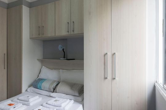 Quarto (Armários) de apartamento à venda com 1 quarto, 33m² em Cambuci, São Paulo