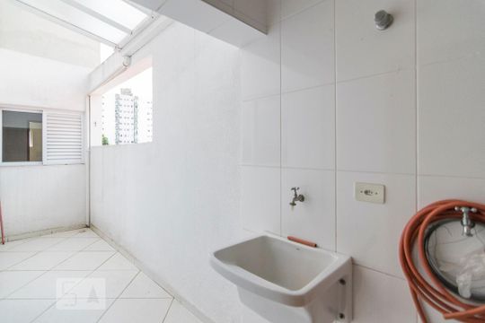 Área de Serviço de apartamento à venda com 2 quartos, 62m² em Vila Helena, Santo André