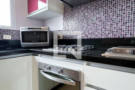 Cozinha de apartamento à venda com 3 quartos, 250m² em Indianópolis, São Paulo
