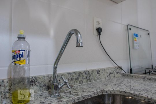 Sala/Cozinha de apartamento à venda com 1 quarto, 45m² em Centro, Rio de Janeiro