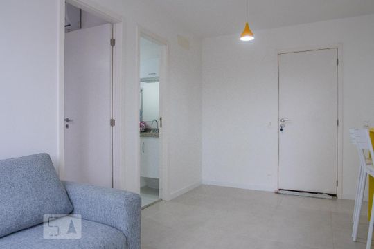 Sala/Cozinha de apartamento à venda com 1 quarto, 45m² em Centro, Rio de Janeiro
