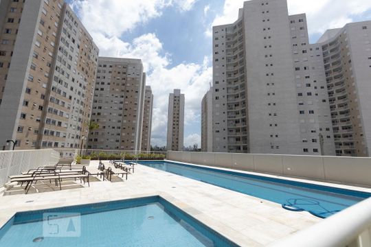 Área comum - Piscina de apartamento para alugar com 1 quarto, 38m² em Belém, São Paulo