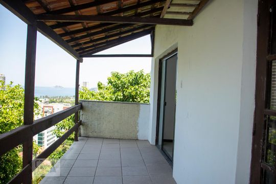 Varanda da Sala de casa à venda com 4 quartos, 152m² em São Conrado, Rio de Janeiro