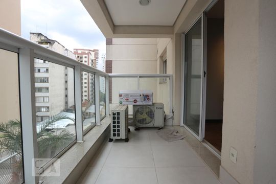 Varanda de apartamento à venda com 1 quarto, 35m² em Consolação, São Paulo