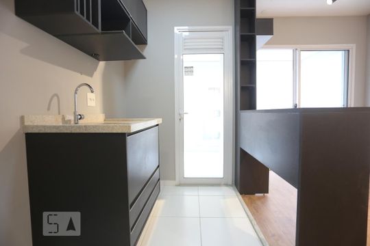 Cozinha de apartamento à venda com 1 quarto, 35m² em Consolação, São Paulo