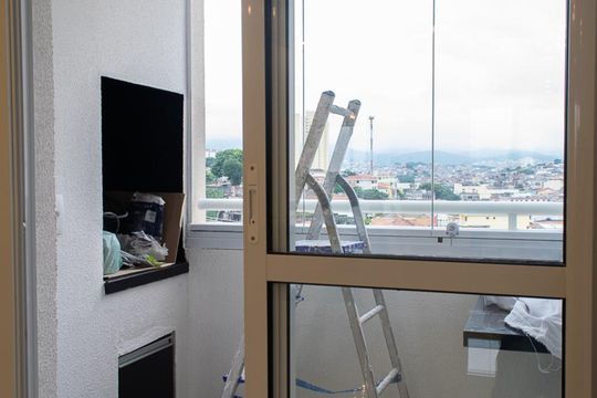 SACADA SALA de apartamento para alugar com 2 quartos, 50m² em Itaberaba, São Paulo