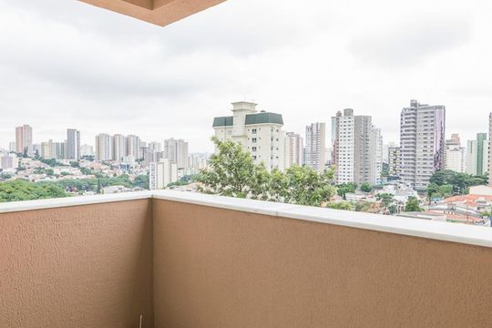 Varanda da Suite de apartamento à venda com 2 quartos, 70m² em Jardim, Santo André