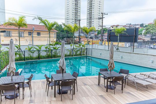 Área comum - Piscina de apartamento para alugar com 2 quartos, 62m² em Sacomã, São Paulo