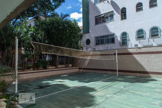 area comum - quadra de tenis de apartamento para alugar com 2 quartos, 92m² em Nova Suíssa, Belo Horizonte