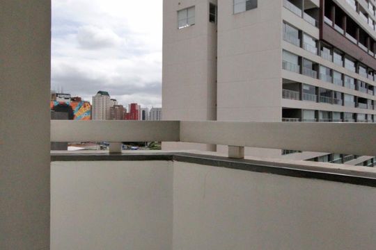 Varanda de apartamento à venda com 1 quarto, 28m² em Consolação, São Paulo