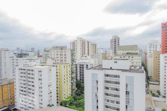 Vista Varanda sala de apartamento à venda com 4 quartos, 218m² em Itaim Bibi, São Paulo