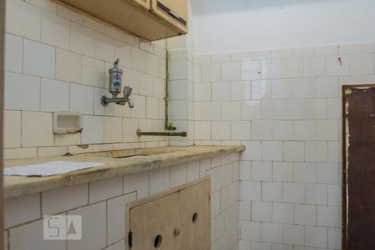 Cozinha de kitnet/studio à venda com 1 quarto, 16m² em Centro, Rio de Janeiro