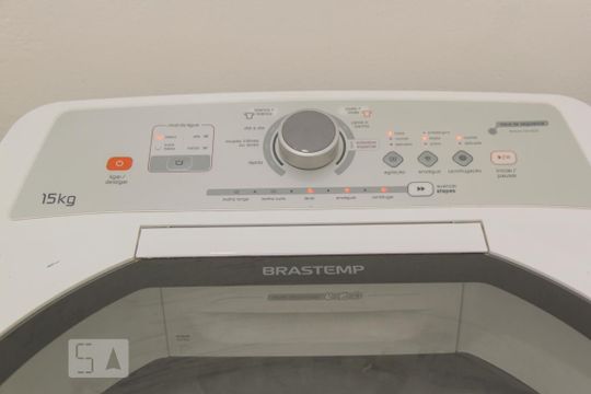 Detalhe da area de serviço de apartamento para alugar com 1 quarto, 25m² em Campeche, Florianópolis