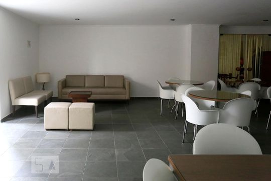 Área comum - Salão de festas de apartamento para alugar com 2 quartos, 55m² em Brooklin Paulista, São Paulo