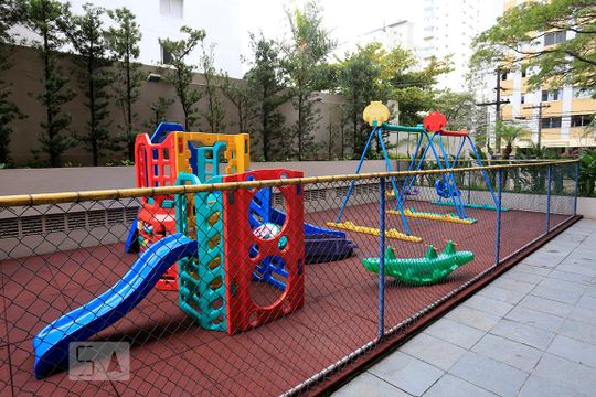 Área Comum - Playground de apartamento para alugar com 2 quartos, 55m² em Brooklin Paulista, São Paulo