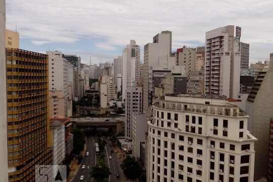 Vista de kitnet/studio à venda com 1 quarto, 42m² em Bela Vista, São Paulo