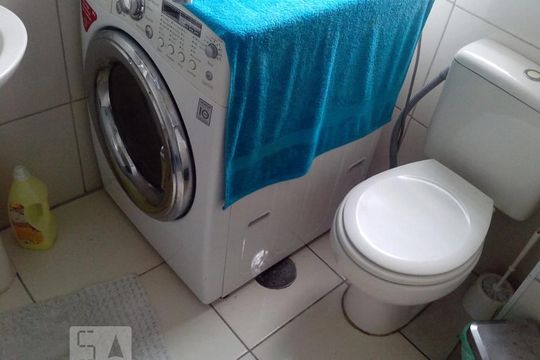 Banheiro de kitnet/studio à venda com 1 quarto, 42m² em Bela Vista, São Paulo