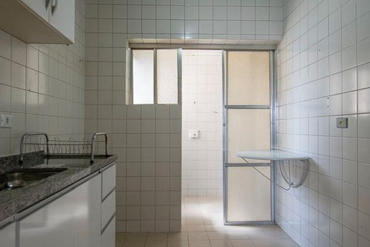 cozinha de apartamento à venda com 2 quartos, 53m² em Parque Sao Domingos, São Paulo
