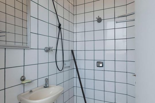 Banheiro de serviço de apartamento à venda com 2 quartos, 92m² em Cambuci, São Paulo