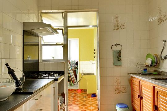 Cozinha de apartamento à venda com 3 quartos, 136m² em Perdizes, São Paulo