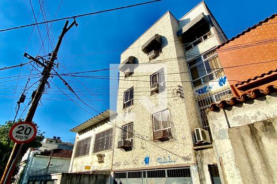 Fachada de apartamento à venda com 1 quarto, 47m² em Riachuelo, Rio de Janeiro