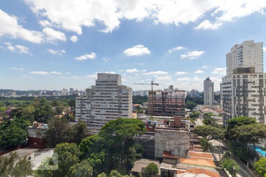Vista da Varanda de apartamento para alugar com 2 quartos, 76m² em Jardim Santo Amaro, São Paulo