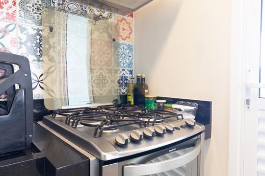 Cozinha de apartamento para alugar com 2 quartos, 76m² em Jardim Santo Amaro, São Paulo