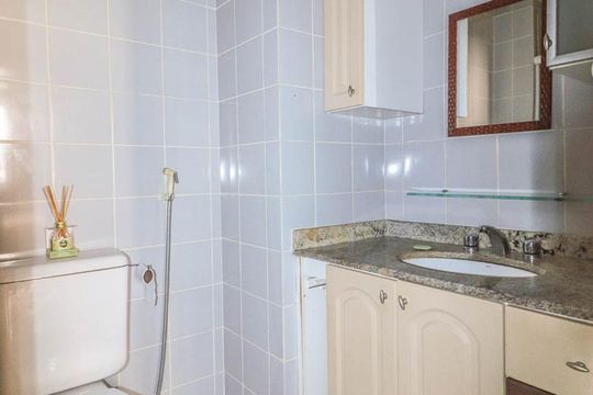 Banheiro do Quarto 2 - Suíte de apartamento para alugar com 2 quartos, 88m² em Jacarepaguá, Rio de Janeiro
