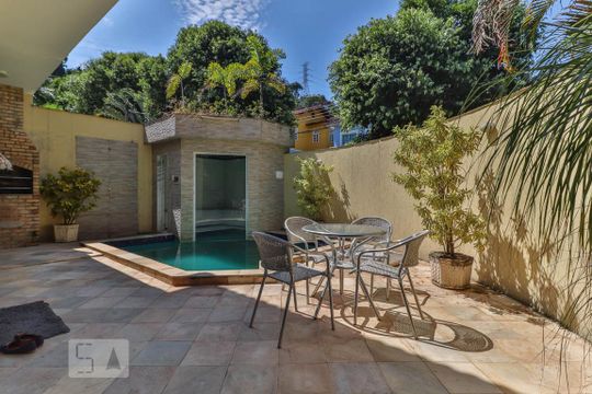 Varanda Sala, Piscina,  Churrasqueira e Sauna de casa à venda com 4 quartos, 290m² em Anil, Rio de Janeiro