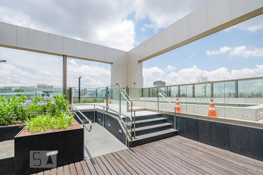 Área comum de kitnet/studio para alugar com 1 quarto, 65m² em Barro Preto, Belo Horizonte