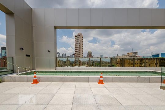 Área comum de kitnet/studio para alugar com 1 quarto, 65m² em Barro Preto, Belo Horizonte