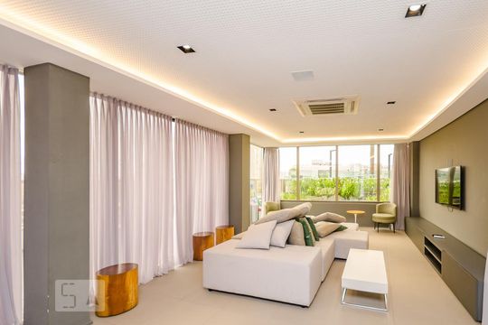 Área comum de kitnet/studio para alugar com 1 quarto, 65m² em Barro Preto, Belo Horizonte