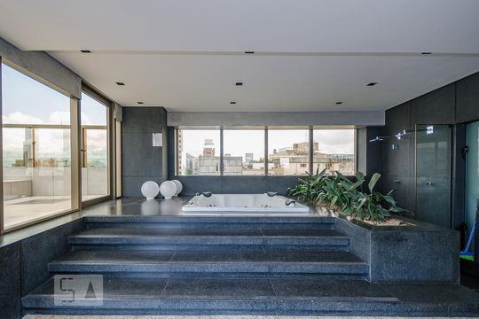 Área comum de kitnet/studio para alugar com 1 quarto, 65m² em Barro Preto, Belo Horizonte