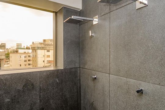 Área comum de kitnet/studio para alugar com 1 quarto, 65m² em Barro Preto, Belo Horizonte
