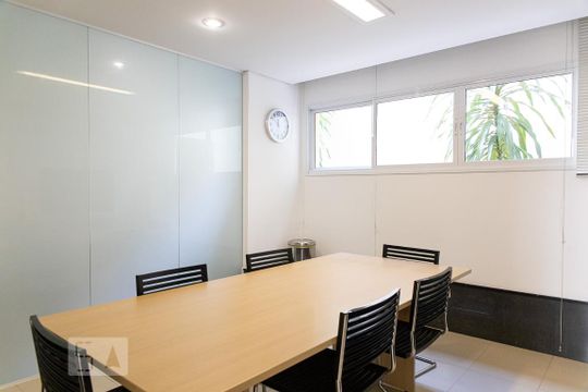 Área Comum - Sala de Reunião de kitnet/studio à venda com 1 quarto, 29m² em Consolação, São Paulo