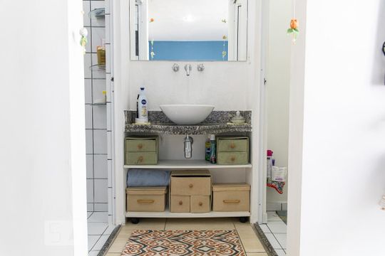Banheiro Corredor de kitnet/studio à venda com 1 quarto, 29m² em Consolação, São Paulo