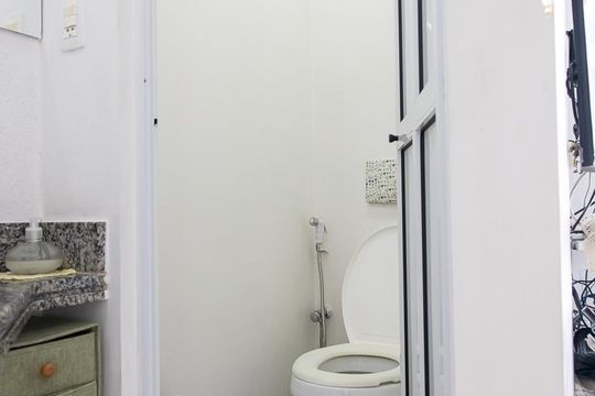 Banheiro de kitnet/studio à venda com 1 quarto, 29m² em Consolação, São Paulo