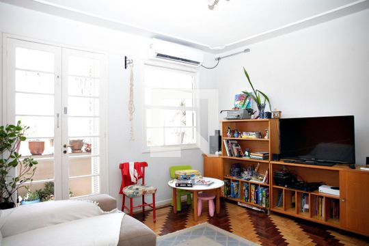 Sala Estar de apartamento à venda com 3 quartos, 100m² em Boa Vista, Porto Alegre