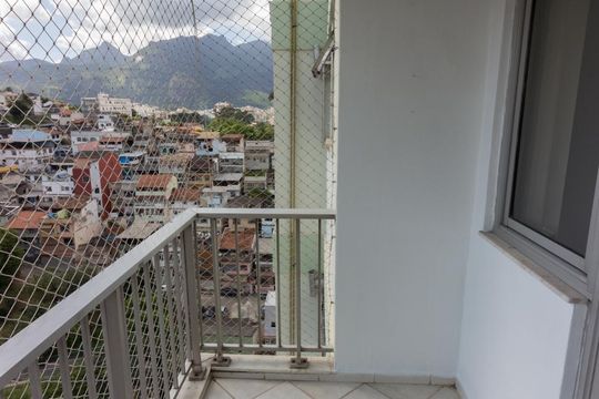 Varanda da Sala de apartamento à venda com 2 quartos, 84m² em Pechincha, Rio de Janeiro