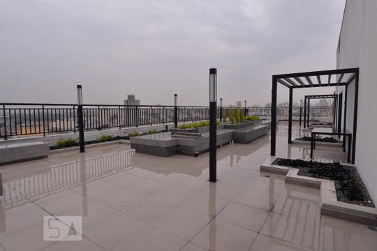 Terraço de kitnet/studio para alugar com 1 quarto, 30m² em Bom Retiro, São Paulo