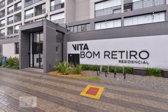 Fachada de kitnet/studio para alugar com 1 quarto, 30m² em Bom Retiro, São Paulo
